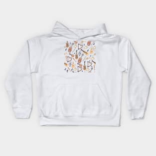 Watercolor Musical Instruments Kids Hoodie